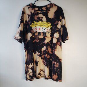 FRY TEE Iconic In-N-Out Burger Bleach Tie Dye Tshirt Cartoon French Fry Shirt